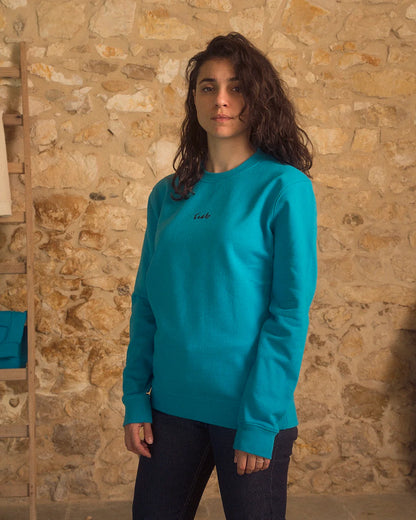 Sweat Pangée Turquoise