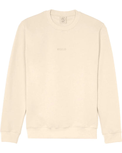 Sweat col rond Crème