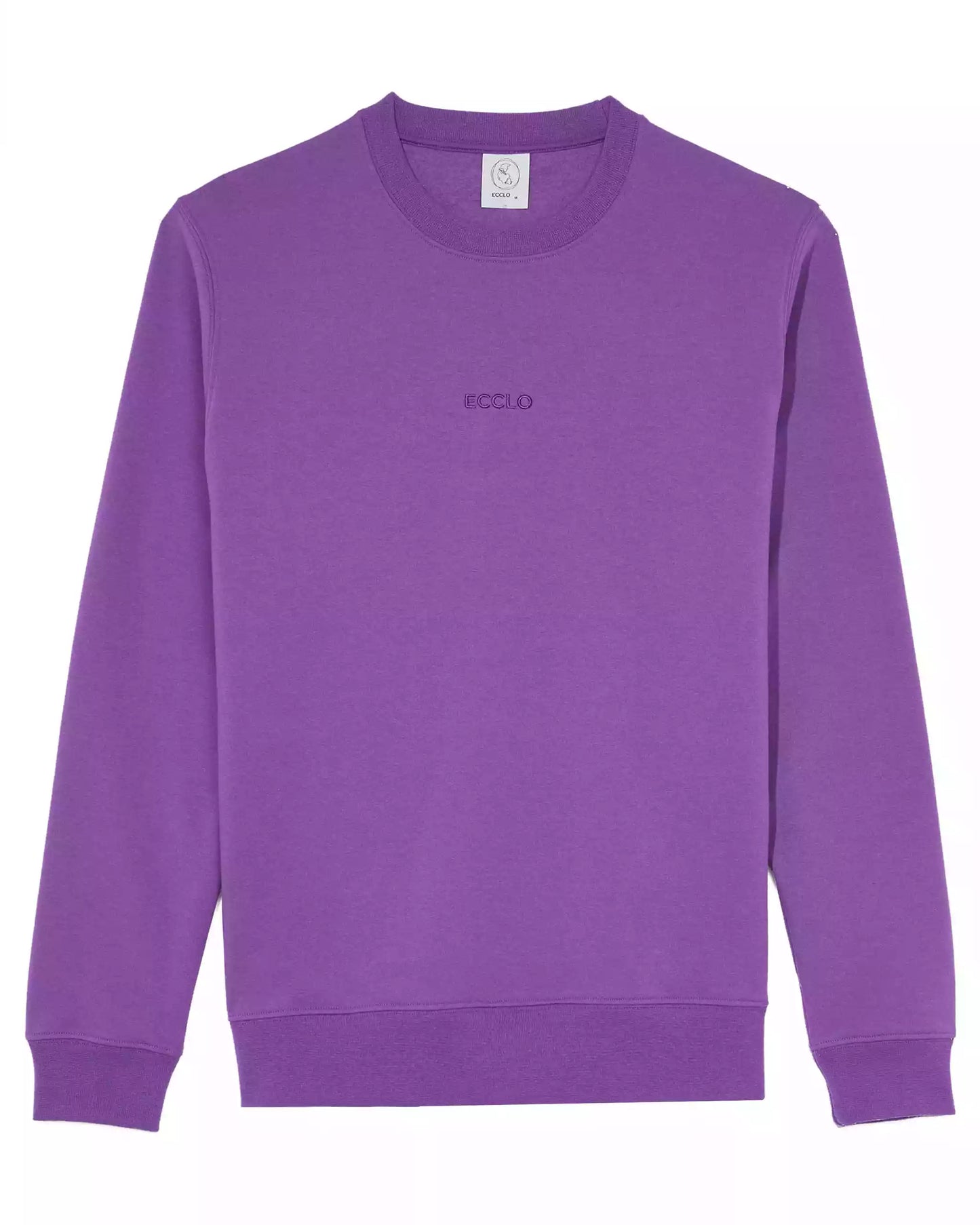 Sweat col rond Violet