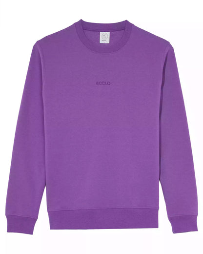 Sweat col rond Violet