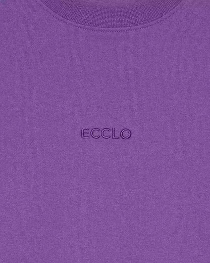 Sweat col rond Violet