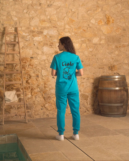 T-shirt Pangée Turquoise