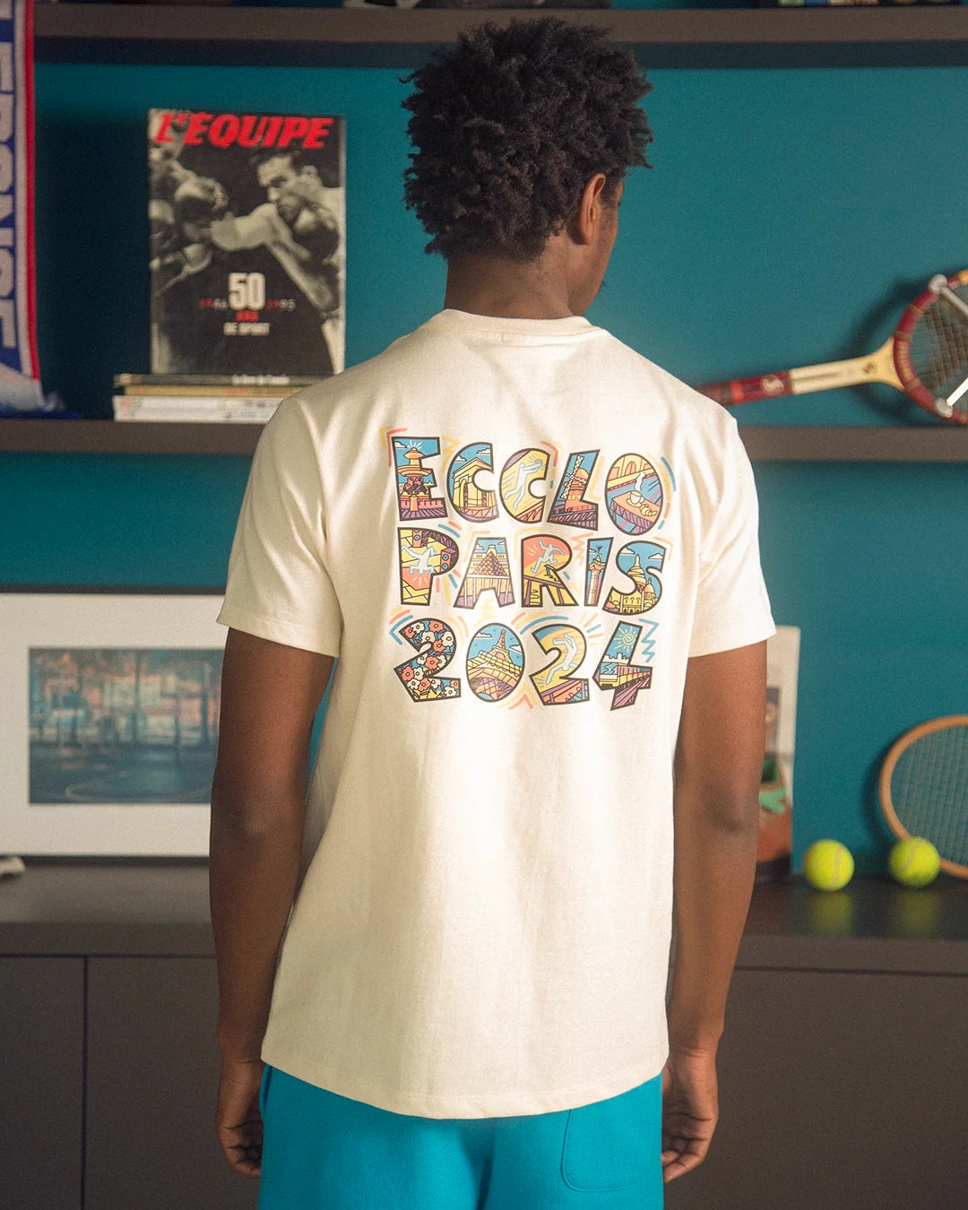 T-shirt Crème JO 2024