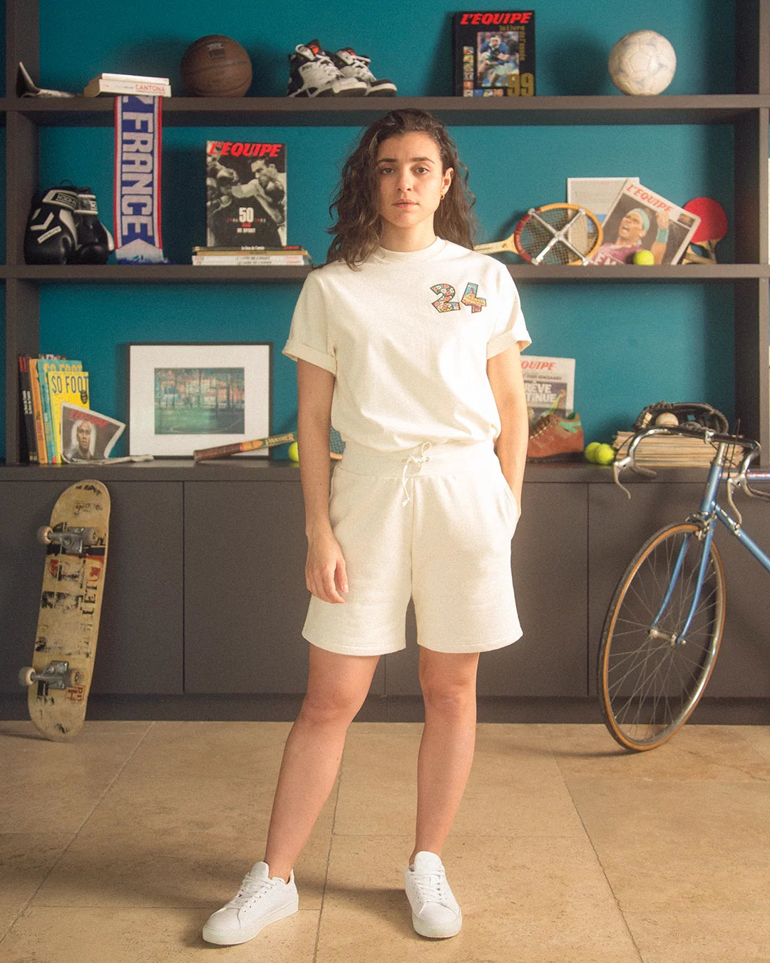 T-shirt Crème JO 2024