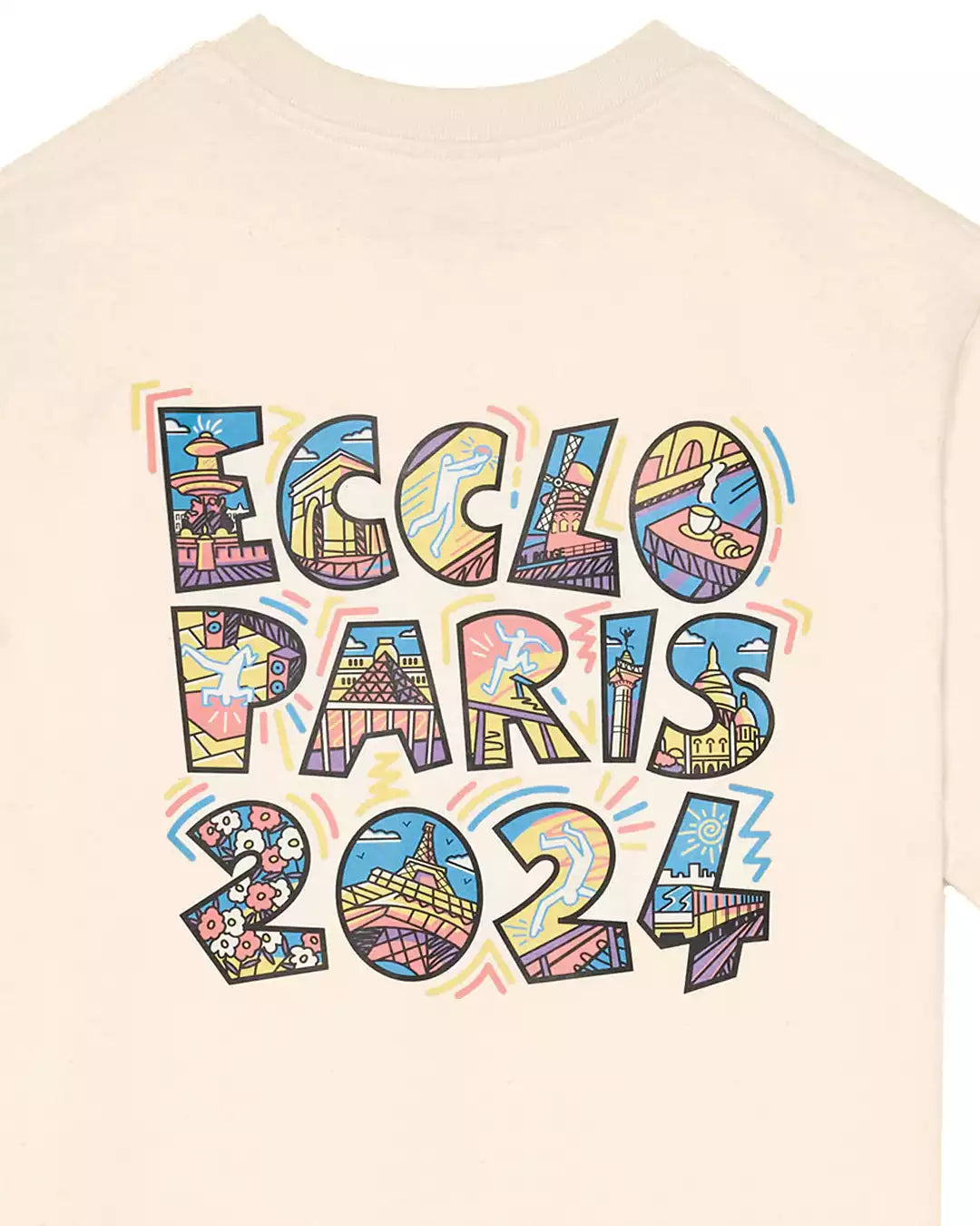 T-shirt Crème JO 2024
