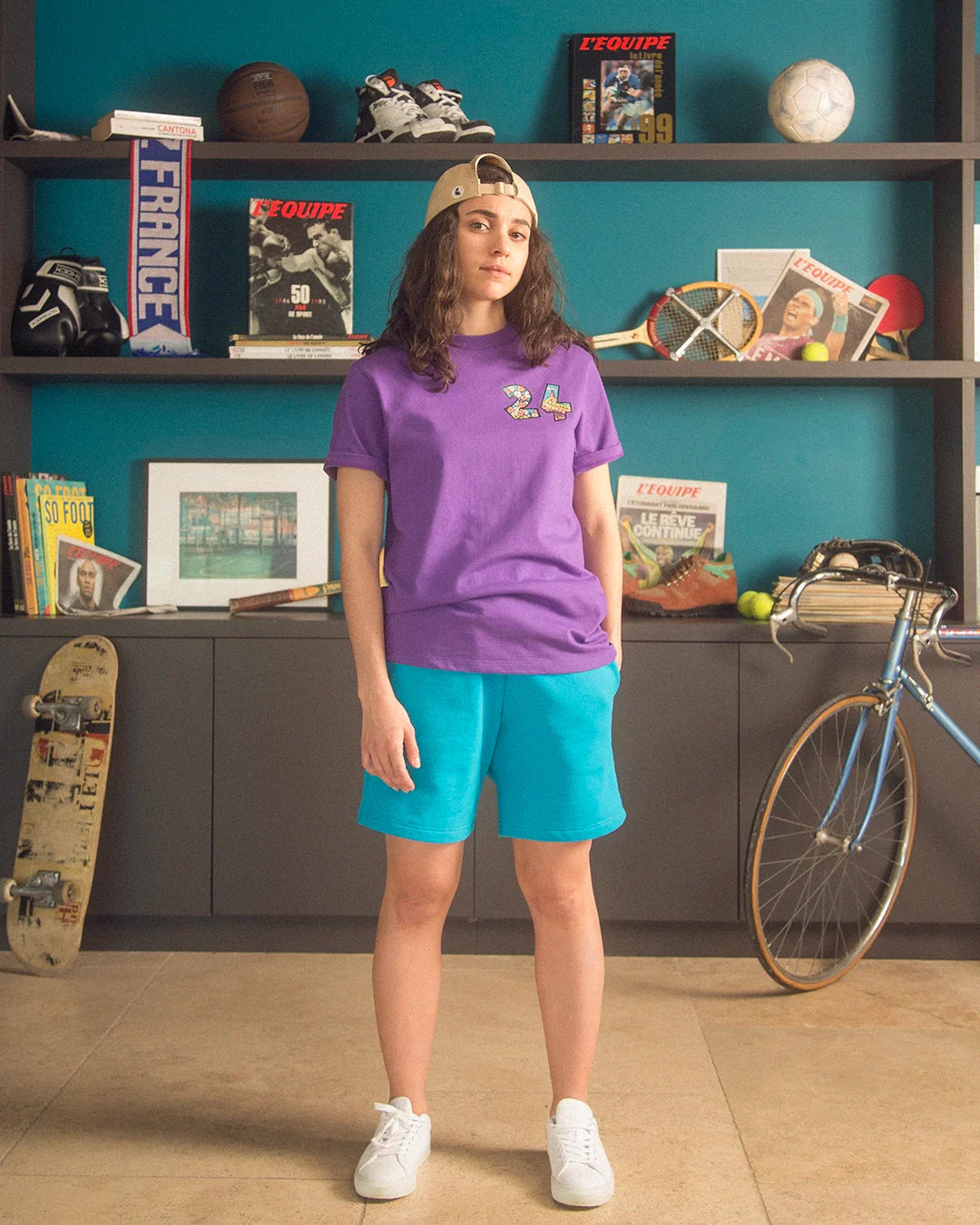 T-shirt violet JO 2024