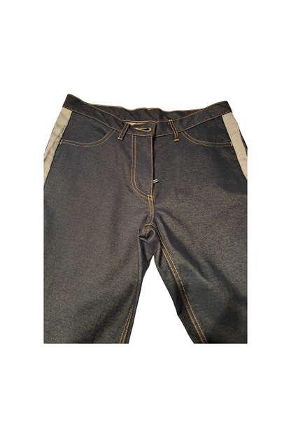 jean femme avec bande