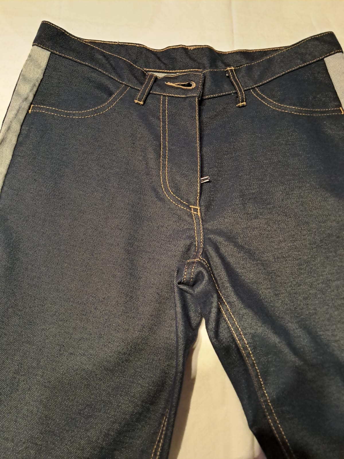 jean femme avec bande