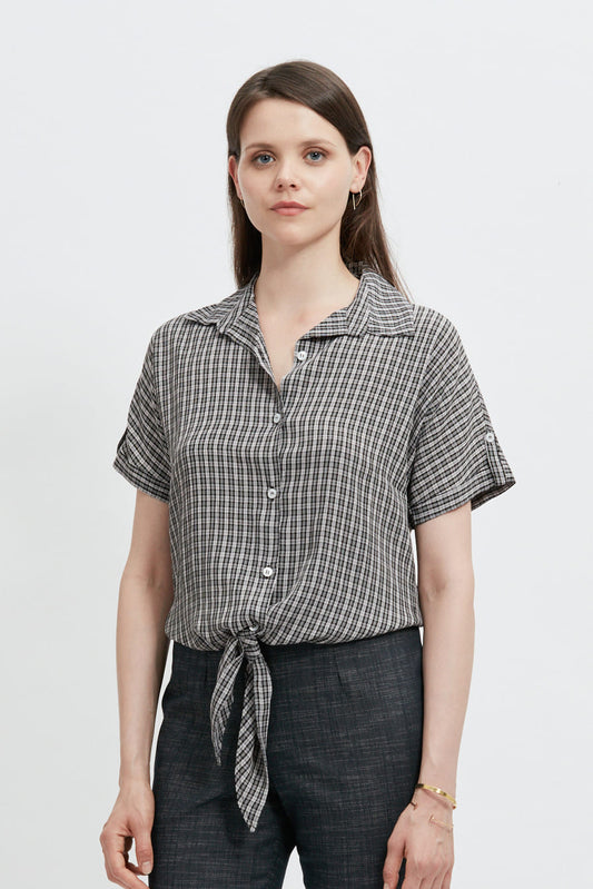Chemise à carreaux